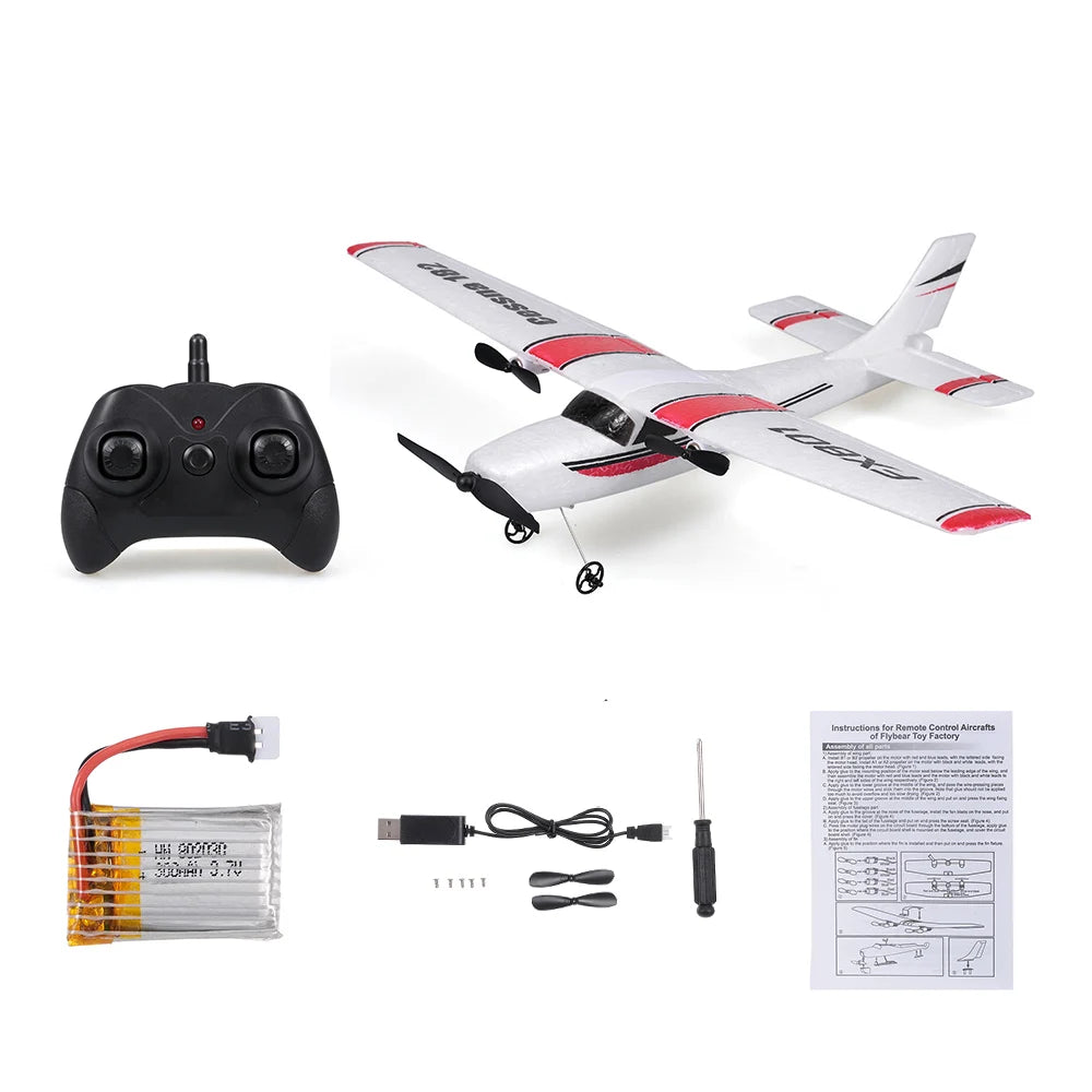 FX801 RC Plane - 2.4G 2CH EPP Foam RTF Aircraft for Beginners