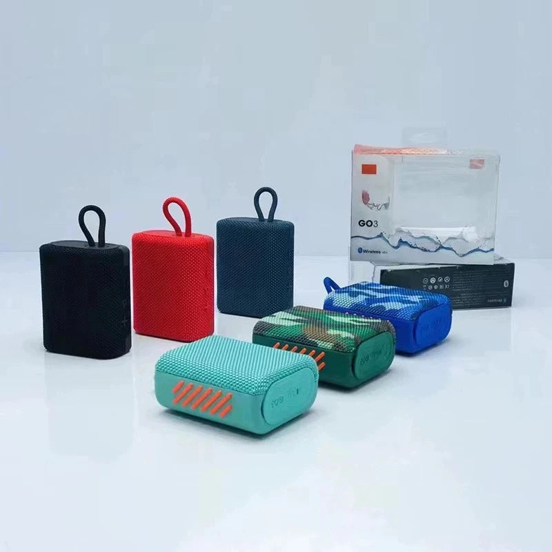 QUEED GO3 Ultra-Portable Bluetooth Speaker - Wireless Mini Bass, Outdoor Travel & Home Entertainment