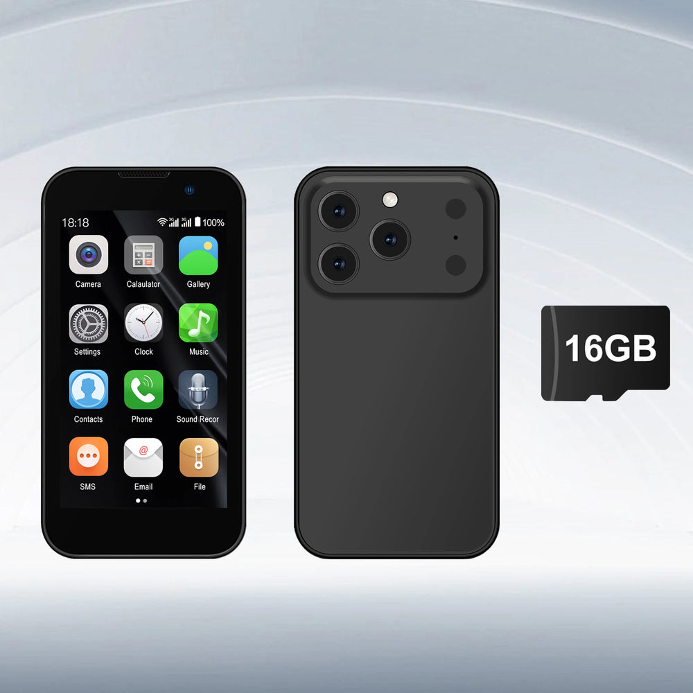 SERVO Mini Smartphone - 3.0" Android Phone, 2GB + 16GB, Dual SIM