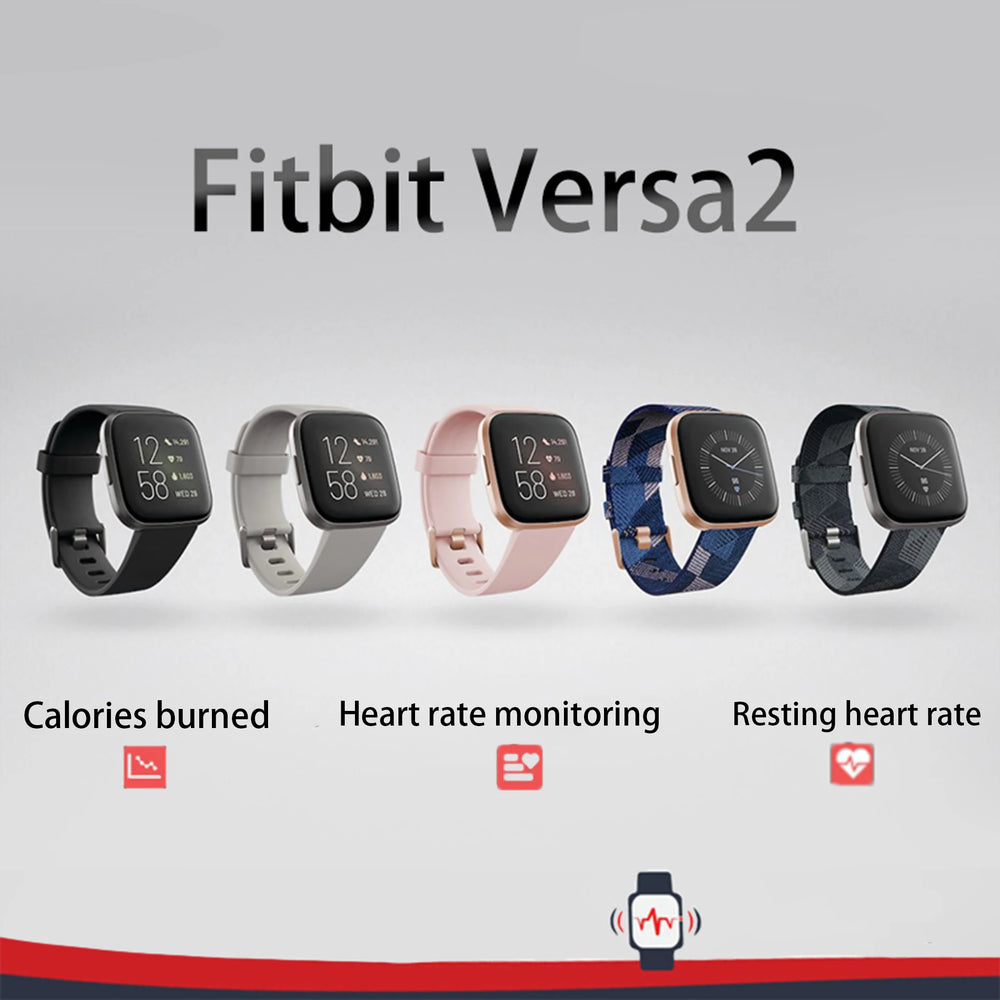 Fitbit Versa 2 Fitness Smartwatch - Heart Rate, Music & Sleep Tracking