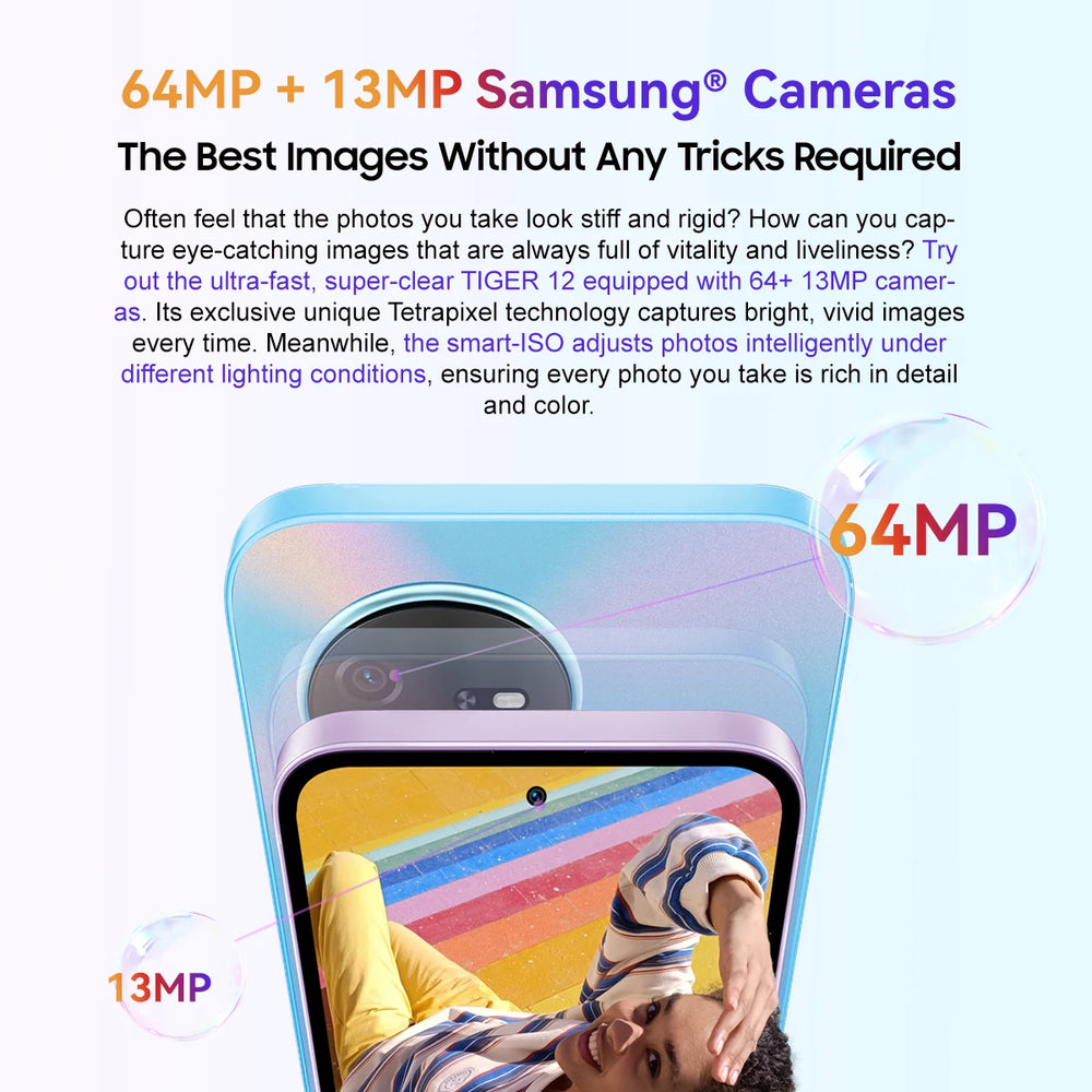 Blackview OSCAL TIGER 12 Smartphone - Helio G99, 120Hz Display, 64MP Camera