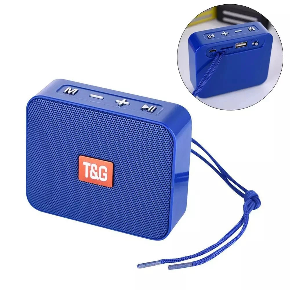 TG166 Mini Portable Bluetooth Boombox Speaker - Wireless Bass Column, USB/TF Card, Outdoor Loudspeaker