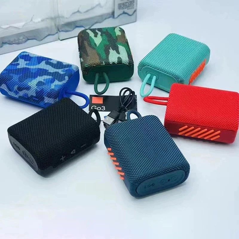 QUEED GO3 Ultra-Portable Bluetooth Speaker - Wireless Mini Bass, Outdoor Travel & Home Entertainment