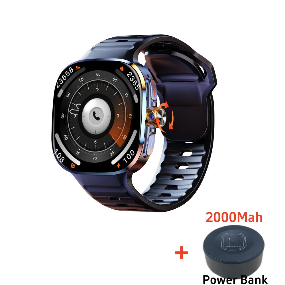 M99 5G Smartwatch - 2.4" AMOLED Display, Rotating Camera, GPS & NFC