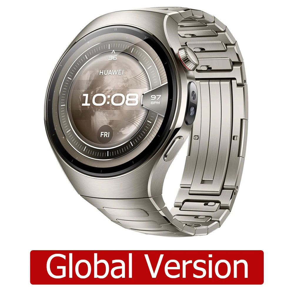 HUAWEI Watch 5 eSIM Smartwatch - AMOLED GPS Health Monitor for iOS & Android