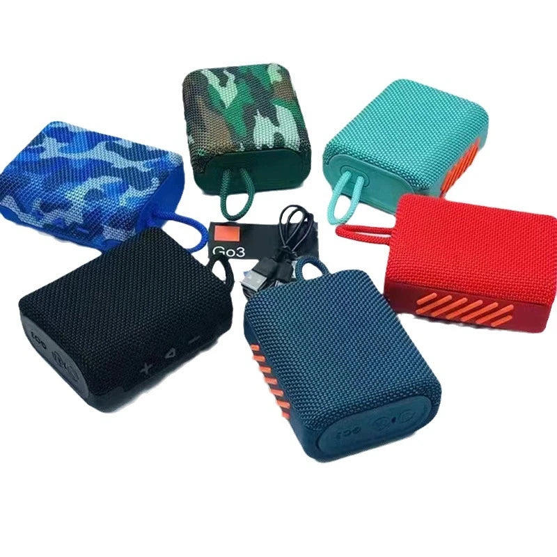 QUEED GO3 Ultra-Portable Bluetooth Speaker - Wireless Mini Bass, Outdoor Travel & Home Entertainment