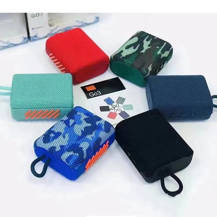 QUEED GO3 Ultra-Portable Bluetooth Speaker - Wireless Mini Bass, Outdoor Travel & Home Entertainment