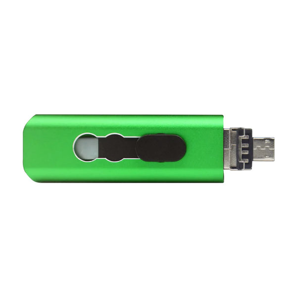3-in-1 Metal OTG USB Flash Drive - USB 2.0, Type-C, Micro USB, 8GB to 128GB