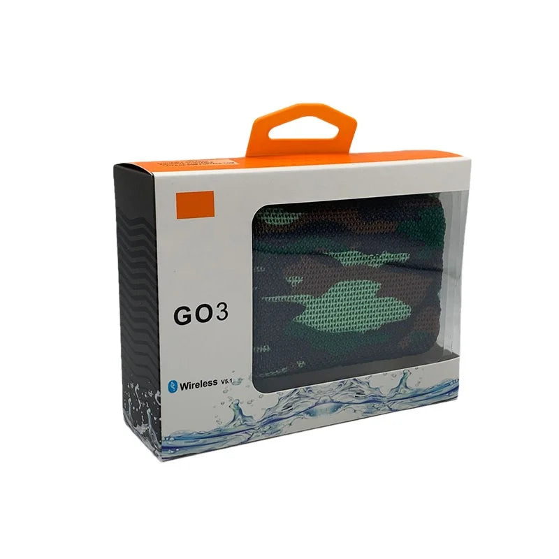 QUEED GO3 Ultra-Portable Bluetooth Speaker - Wireless Mini Bass, Outdoor Travel & Home Entertainment