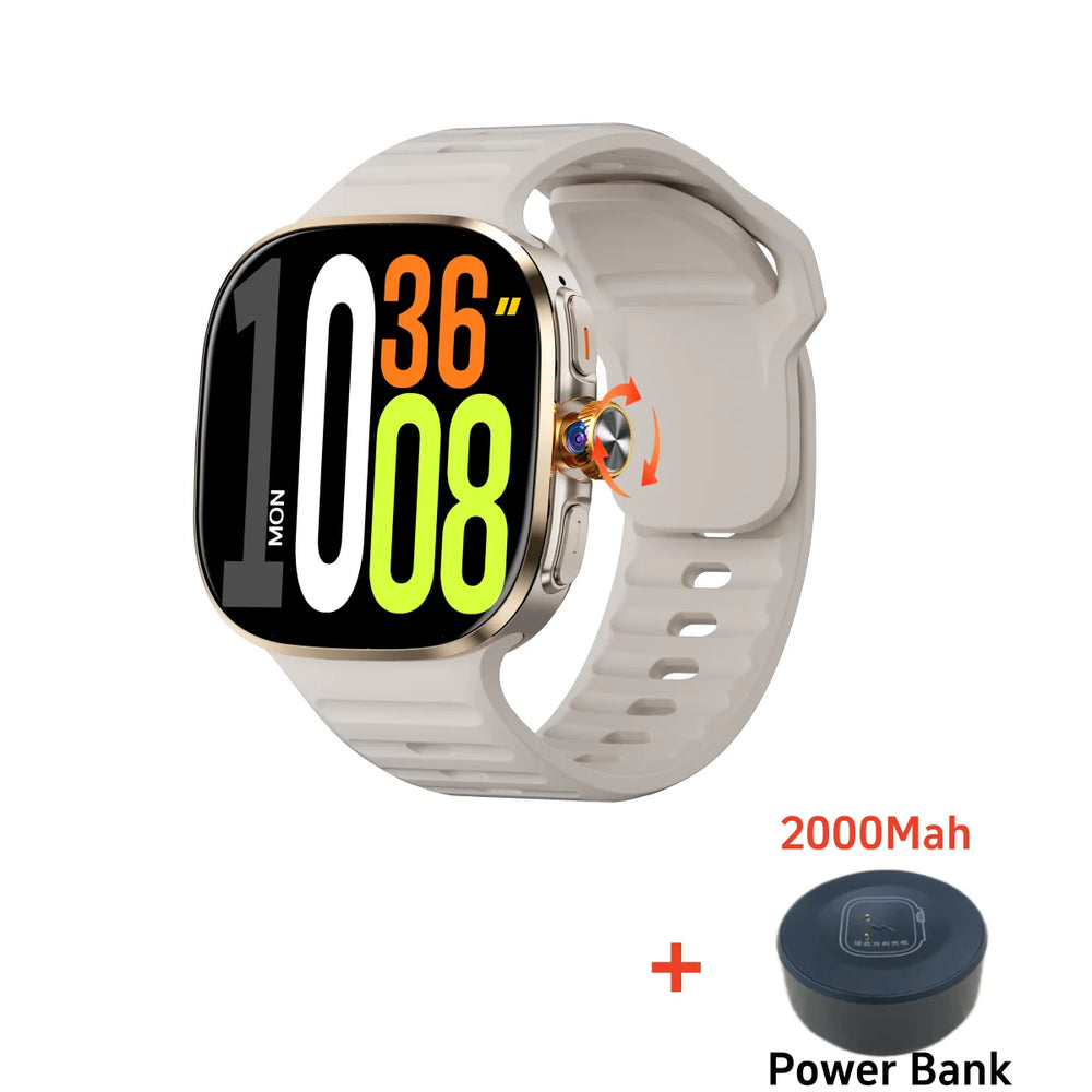 M99 5G Smartwatch - 2.4" AMOLED Display, Rotating Camera, GPS & NFC