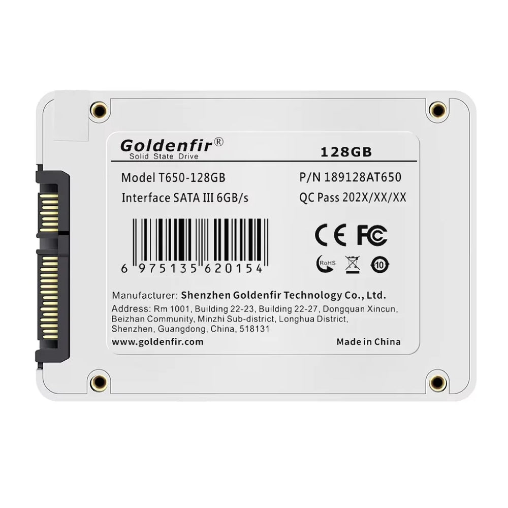 Goldenfir 2.5" SATA SSD - 120GB to 2TB, High-Speed Internal Drive for Laptop and Desktop
