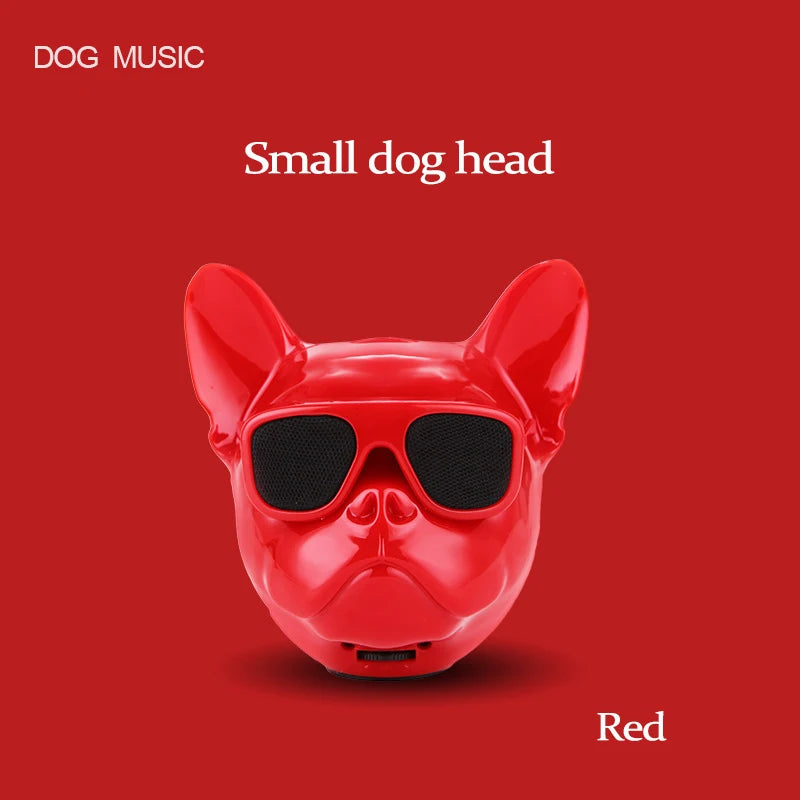 UTHAI YSQ2 Creative Dog Bluetooth Speaker - Touch Control, Portable, Multi-Color LED, Deep Bass, Gift