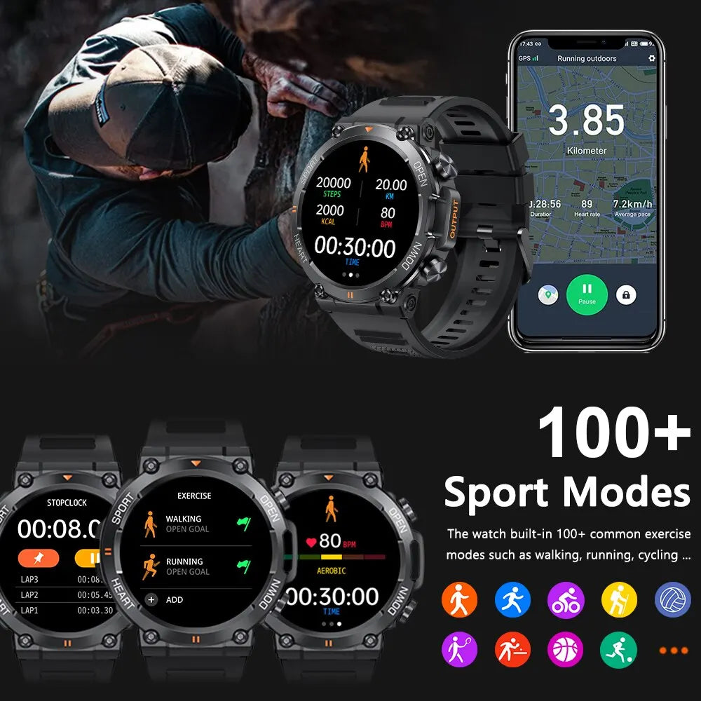 MEVADEN MD56 Smart Watch - 1.39" HD Display, Bluetooth Calls, Heart Rate Monitor, 400mAh, Fitness Tracker