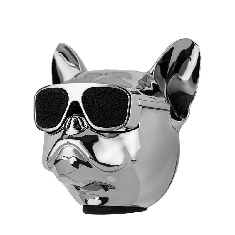 UTHAI YSQ2 Creative Dog Bluetooth Speaker - Touch Control, Portable, Multi-Color LED, Deep Bass, Gift