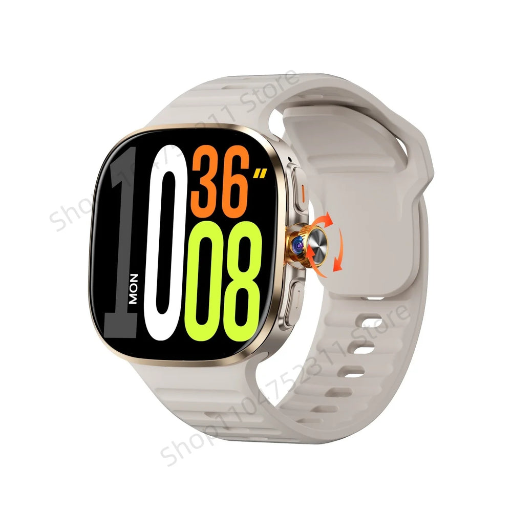 M99 5G Smartwatch - 2.4" AMOLED Display, Rotating Camera, GPS & NFC