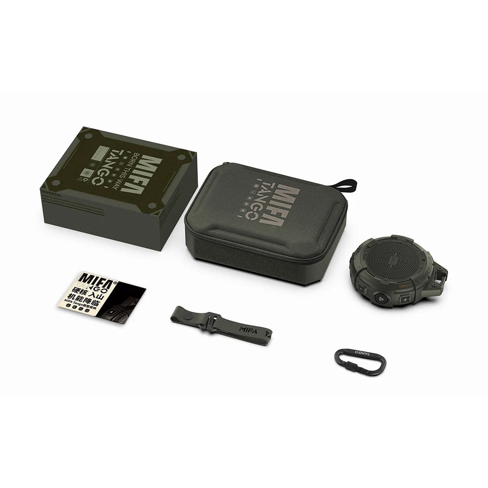 Mifa Tango Portable Bluetooth Speaker - IP67 Waterproof, Flashlight, 25-Hour Playtime, Bold Bass
