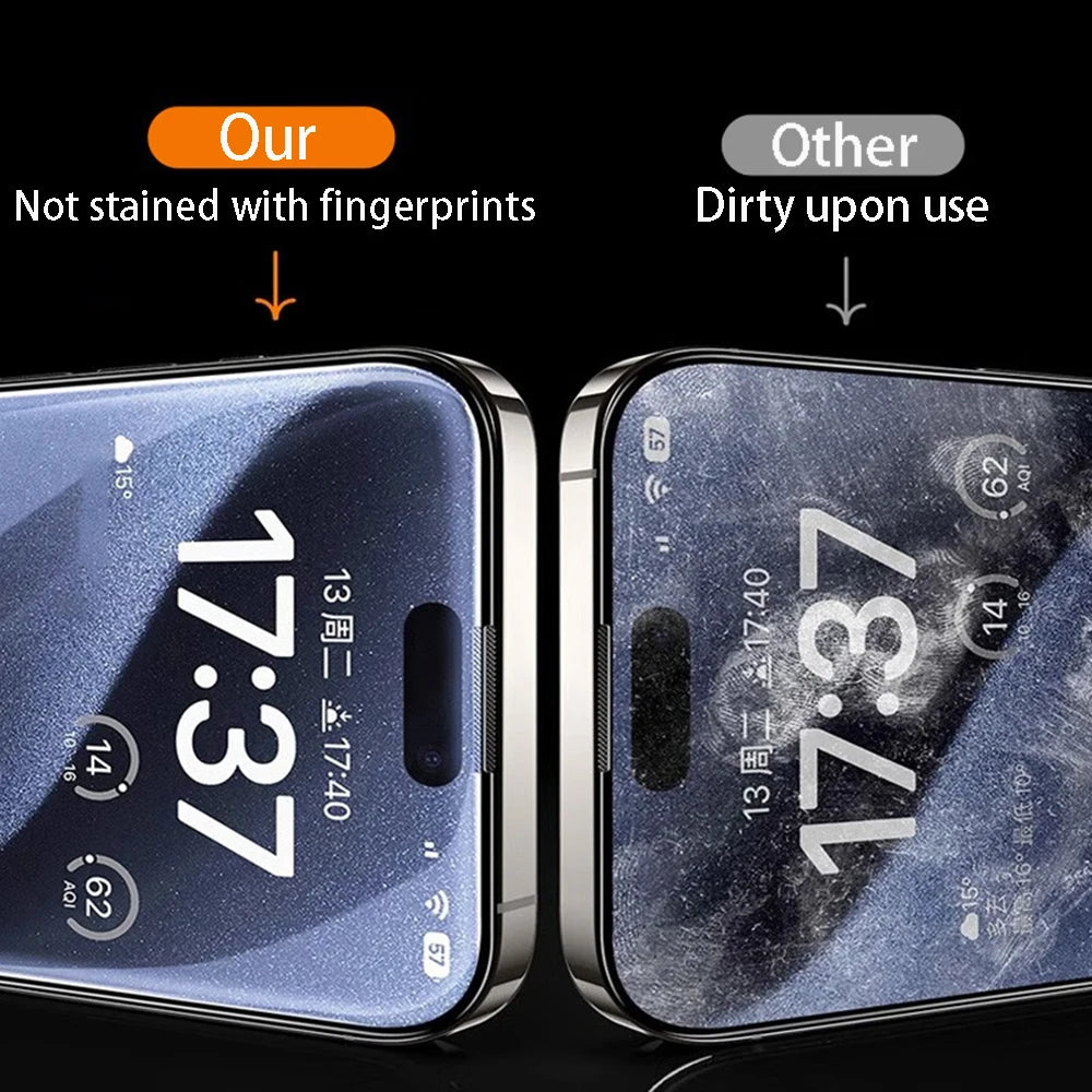 4-Pack Premium Tempered Glass Screen Protector for iPhone 16/15/14/13/12/11 - 9H Hardness, Anti-Scratch