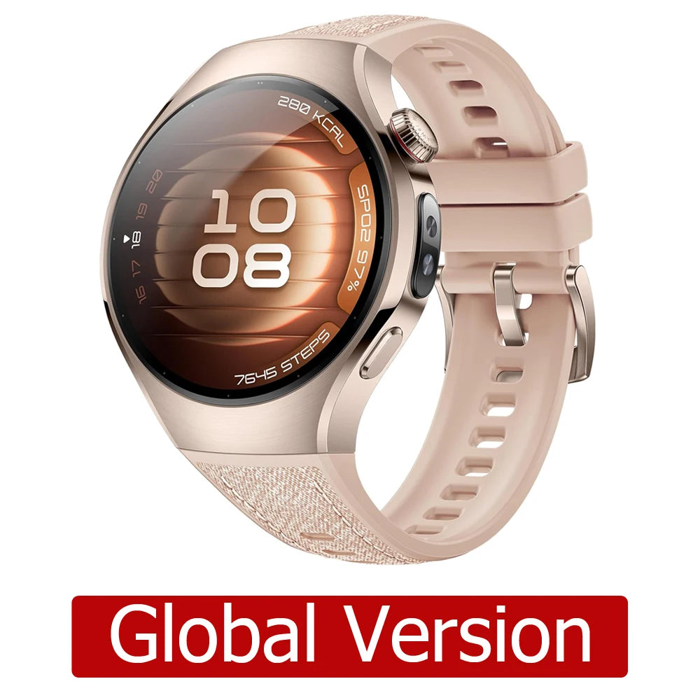 HUAWEI Watch 5 eSIM Smartwatch - AMOLED GPS Health Monitor for iOS & Android