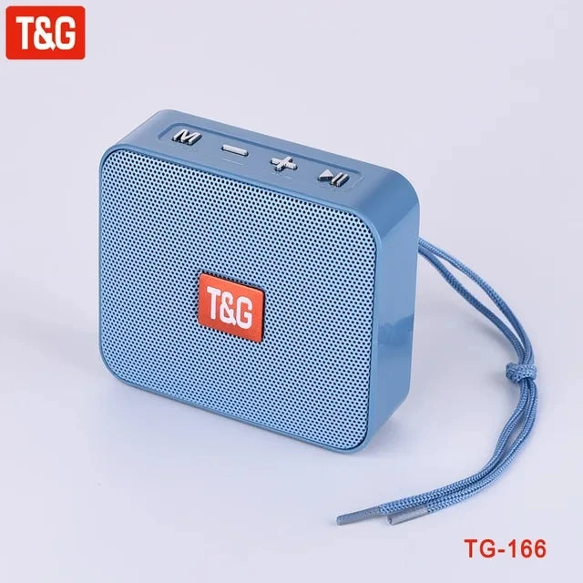 TG166 Mini Portable Bluetooth Boombox Speaker - Wireless Bass Column, USB/TF Card, Outdoor Loudspeaker