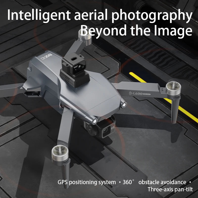L600 Pro Max Professional 8K Drone - 3-Axis Gimbal, 360° Obstacle Avoidance, Brushless FPV