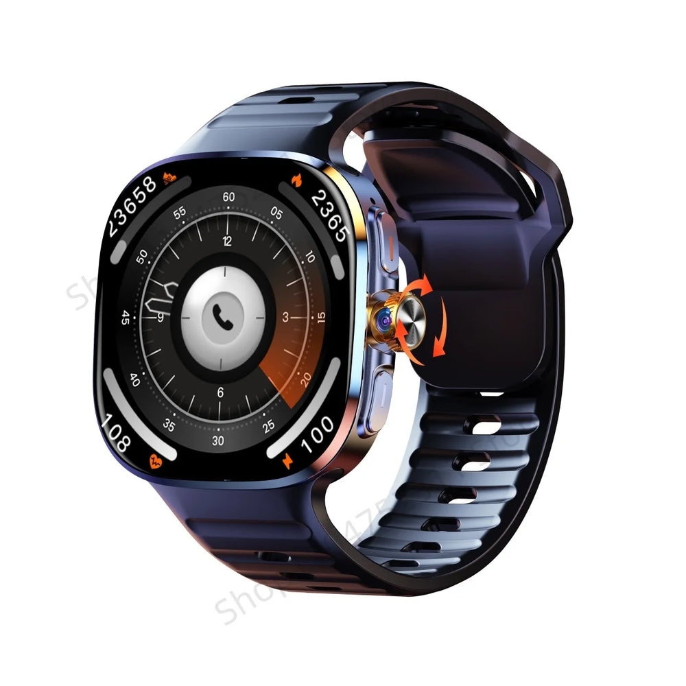 M99 5G Smartwatch - 2.4" AMOLED Display, Rotating Camera, GPS & NFC