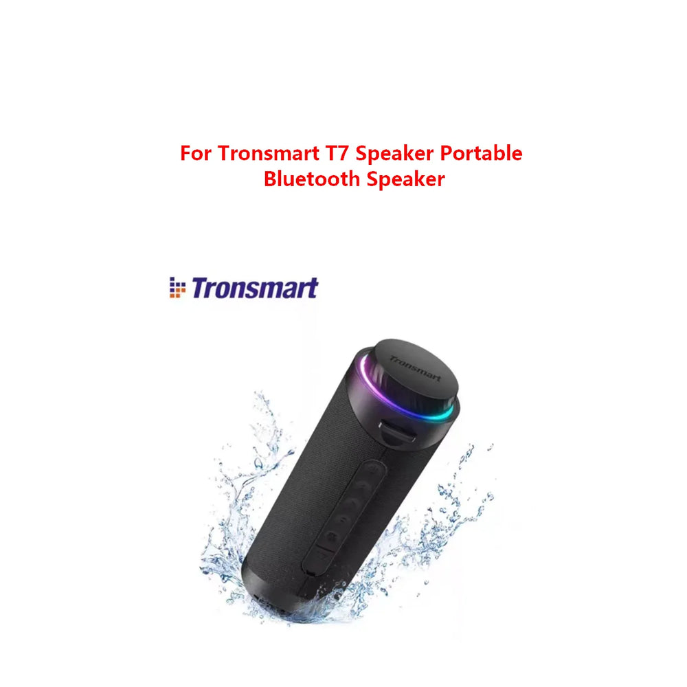 Tronsmart T7 Portable Bluetooth Speaker - 360° Surround Sound, True Wireless Stereo, LED Modes, App Control