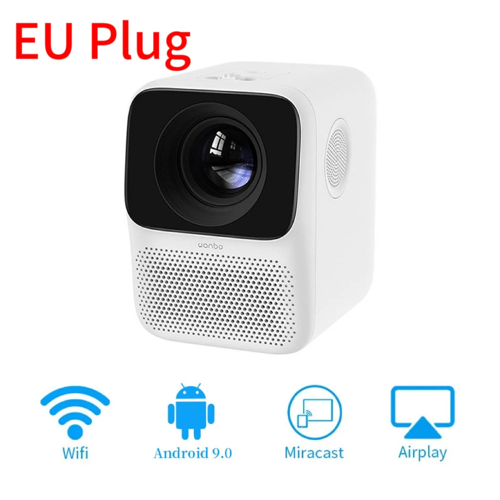 Wanbo T2 MAX Portable Projector - Mini LCD, Full HD 1080P Support, Bluetooth, Vertical Correction