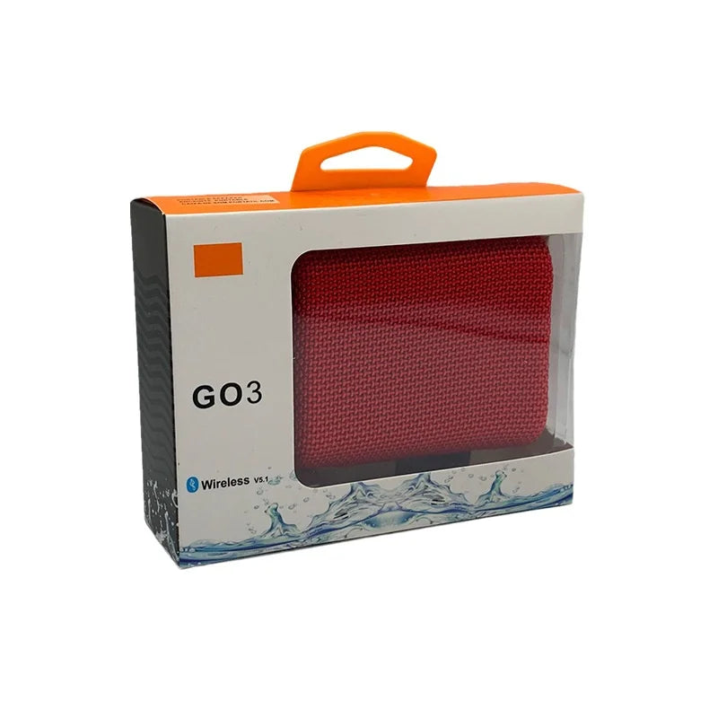 QUEED GO3 Ultra-Portable Bluetooth Speaker - Wireless Mini Bass, Outdoor Travel & Home Entertainment