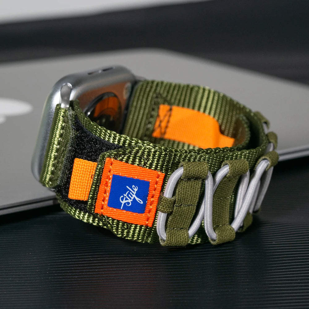 Nylon Tactical Sport Band for Apple Watch Ultra & Series 9/8/7/6/SE