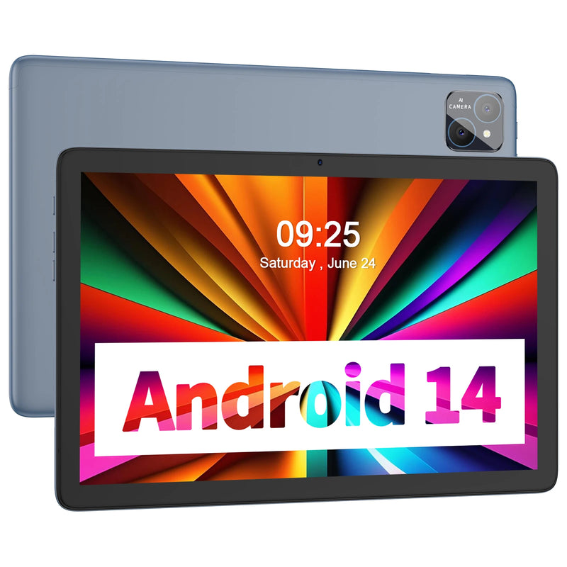 PRITOM TAB11 10.1" Android 14 Tablet - 128GB, WiFi 6 & 8000mAh