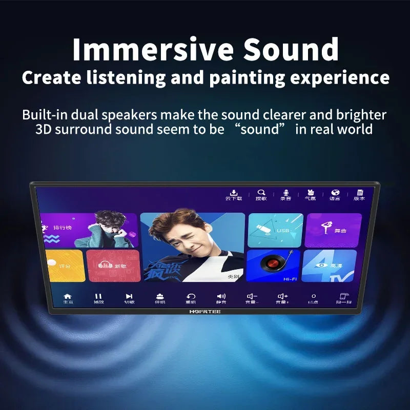 HGFRTEE 18.5" Portable Gaming Monitor - 120Hz, 100% RGB, VESA Mount, Back Bracket, ADS-IPS HDR Screen