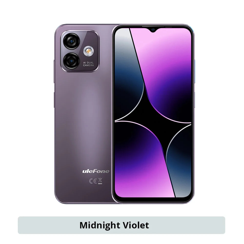 Ulefone Note 16 Pro 4G Smartphone - 16GB RAM (8+8 Extended), 256GB ROM, Android 13, 50MP Camera