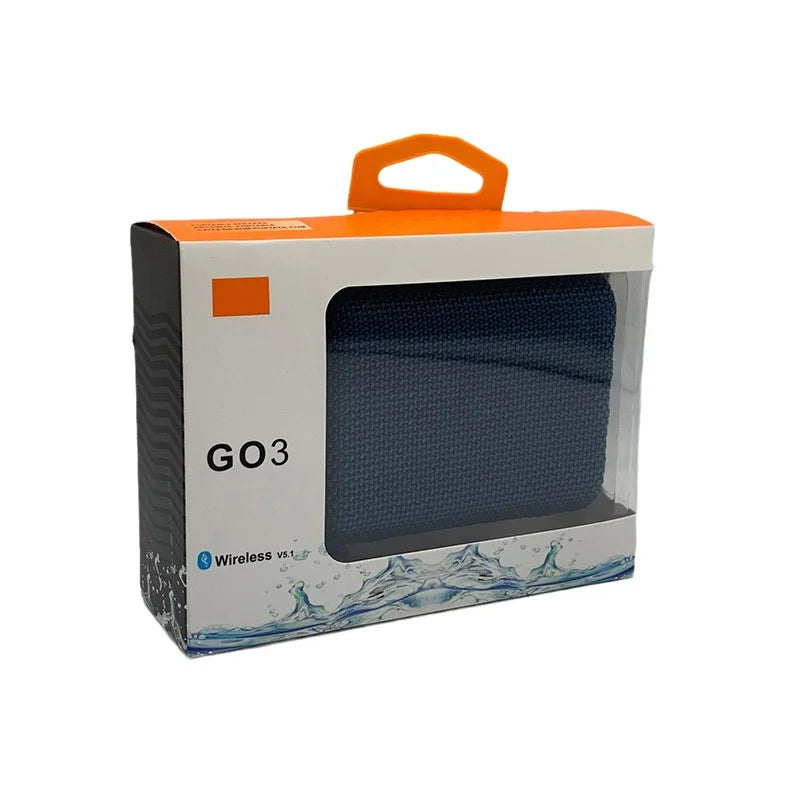 QUEED GO3 Ultra-Portable Bluetooth Speaker - Wireless Mini Bass, Outdoor Travel & Home Entertainment