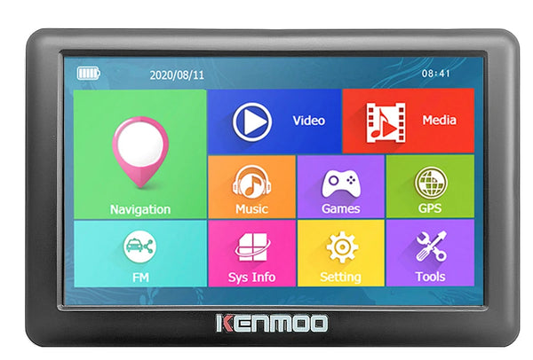 5" HD GPS Navigator - 2026 Europe Maps, Lifetime Updates, Truck Mode