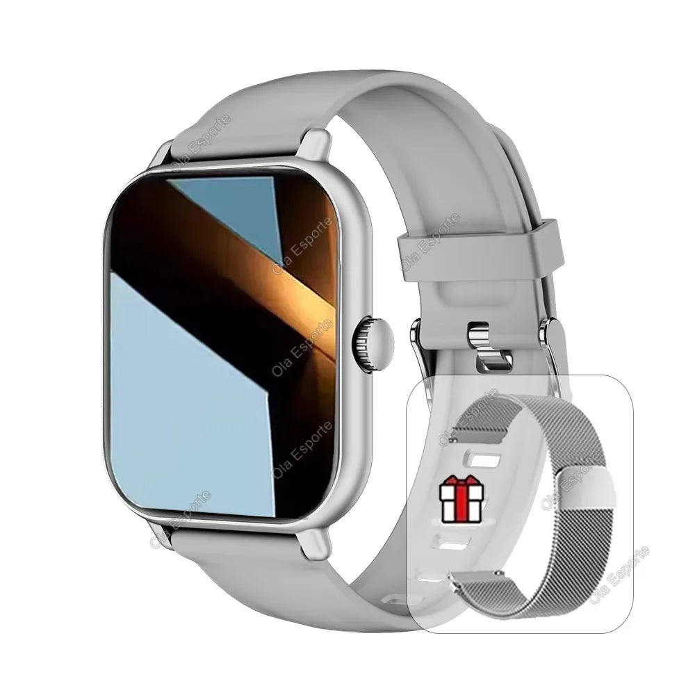Bluetooth Calling Smartwatch - 2.01" Color Screen Fitness Tracker