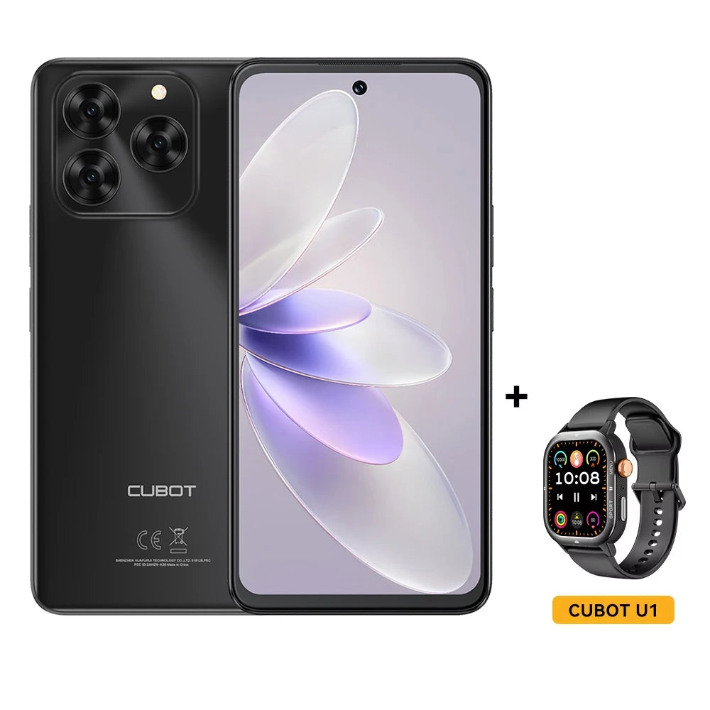 Cubot Note 60 Smartphone - Android 15, 7.2" 120Hz Display, 16GB RAM + 128GB ROM, 48MP Camera, 7000mAh