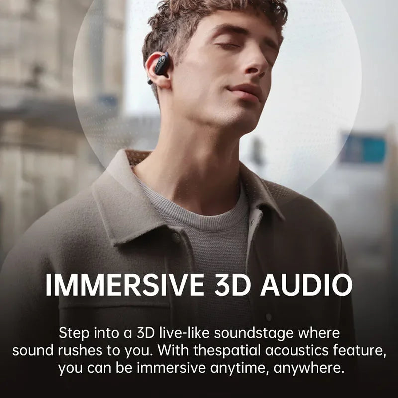 Baseus Bowie Open-Ear Earphones - Bluetooth 5.4, Sport Fit, 60H Playtime