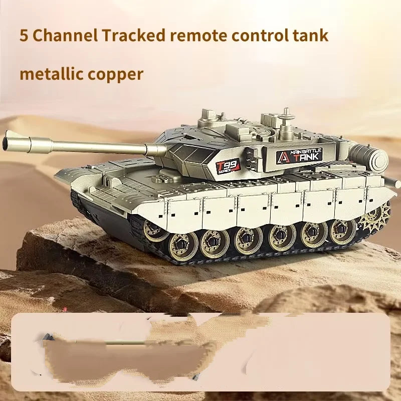 33cm RC Battle Tank - Remote Control War Tank, Crawler Drive, Electric, Lights & Sound, Boys Gift