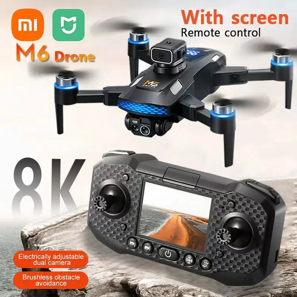 Xiaomi Mjia M6 Professional 8K/4K Drone - 5G WiFi FPV, Screen Remote Control UAV