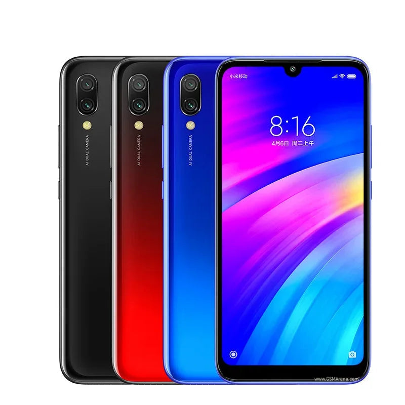 Xiaomi Redmi 7 Smartphone Global ROM - 4GB RAM + 64GB, 6.81" Display, 4000mAh, Fingerprint Sensor