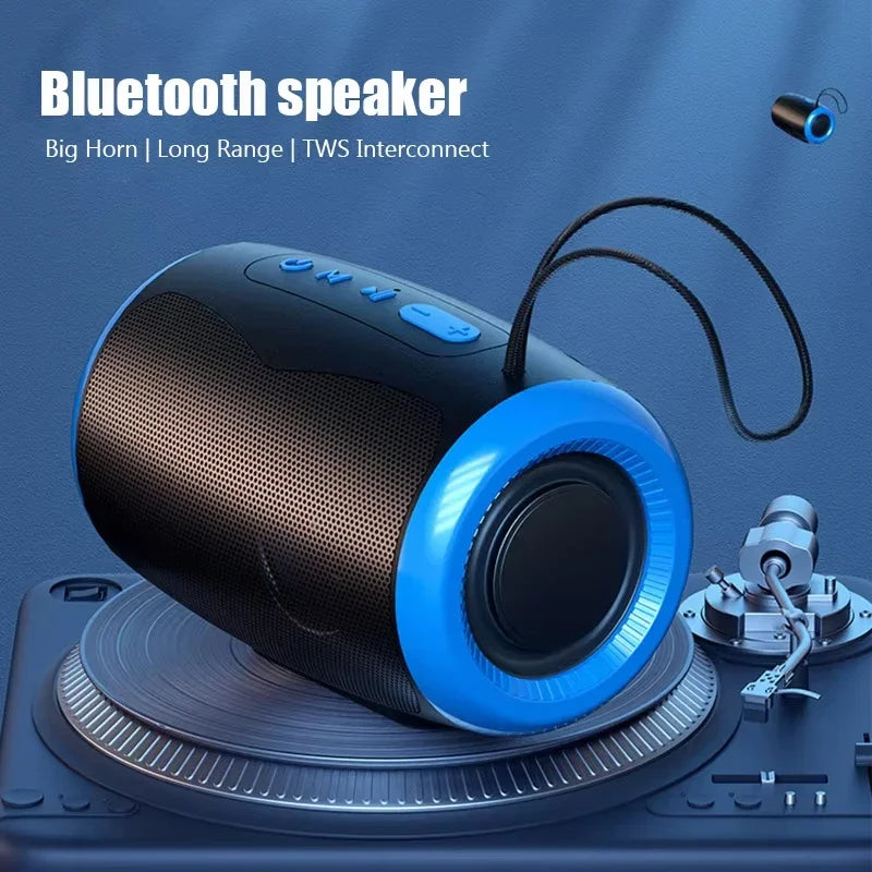 TSN-1 Wireless Portable Bluetooth Speaker - Bluetooth 5.3, TWS Stereo, FM/SD/USB, Waterproof HiFi Sound